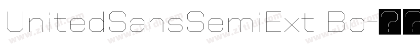 UnitedSansSemiExt Bo字体转换